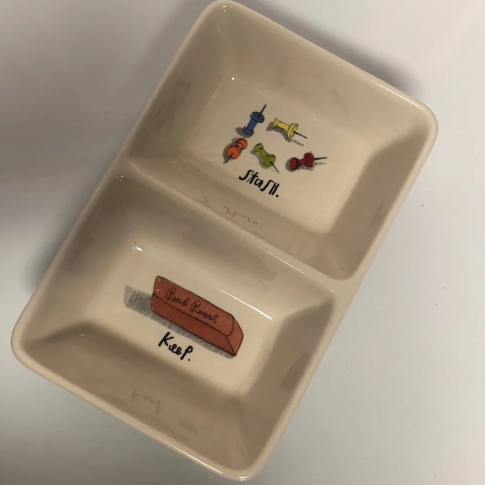 Rae Dunn “Stash and Keep.” Tray
